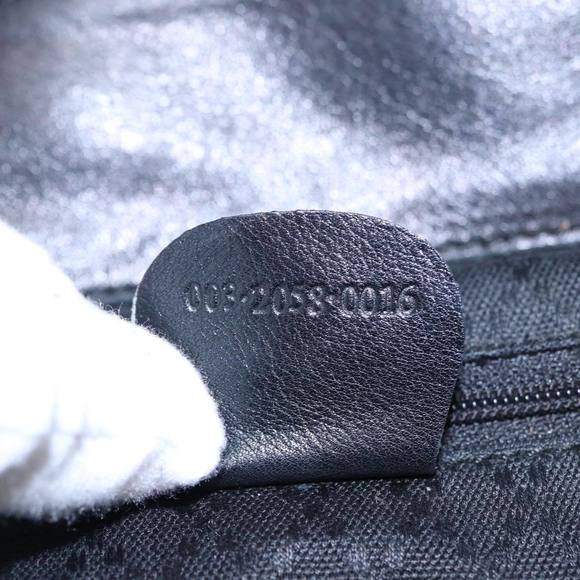 GUCCI Bamboo Backpack Leather Black 003 2058 0016 Auth 76392 - Picture 12 of 16